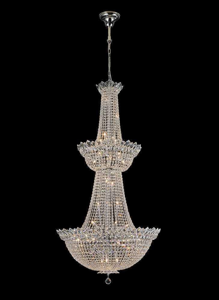 Chrome with Crystal Chandelier - LV LIGHTING