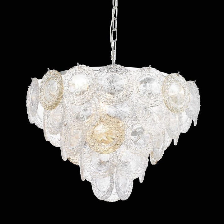 Chrome with Crystal Chandelier - LV LIGHTING