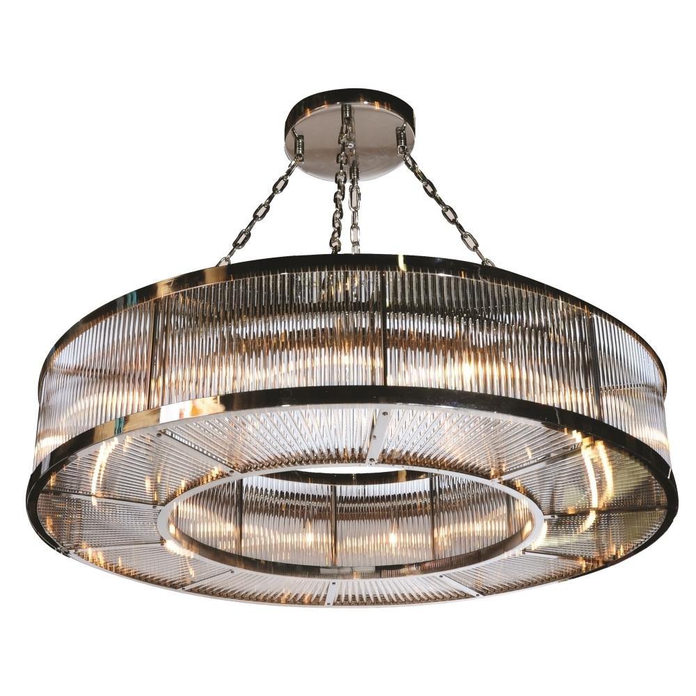 Chrome with Crystal Chandelier - LV LIGHTING