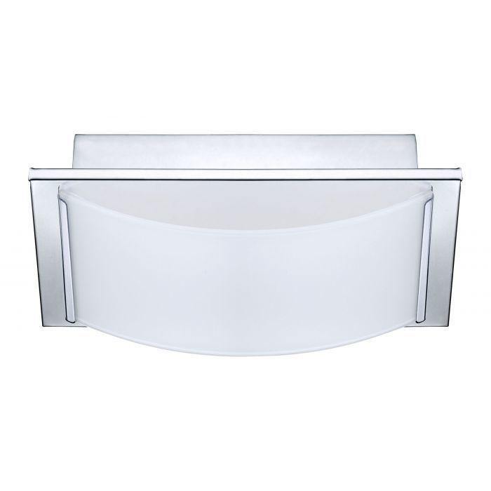 LED Chrome with Frosted Shade Wall Sconce - LV LIGHTING