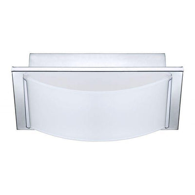 LED Chrome with Frosted Shade Wall Sconce - LV LIGHTING