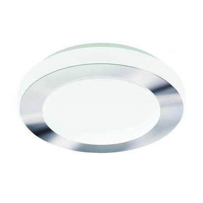 LED White with Chrome Trim Flush Mount - LV LIGHTING