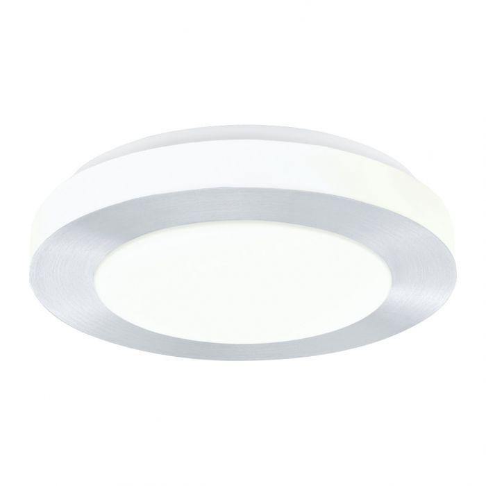 LED White with Chrome Trim Flush Mount - LV LIGHTING