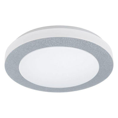 LED White with Chrome Trim Flush Mount - LV LIGHTING