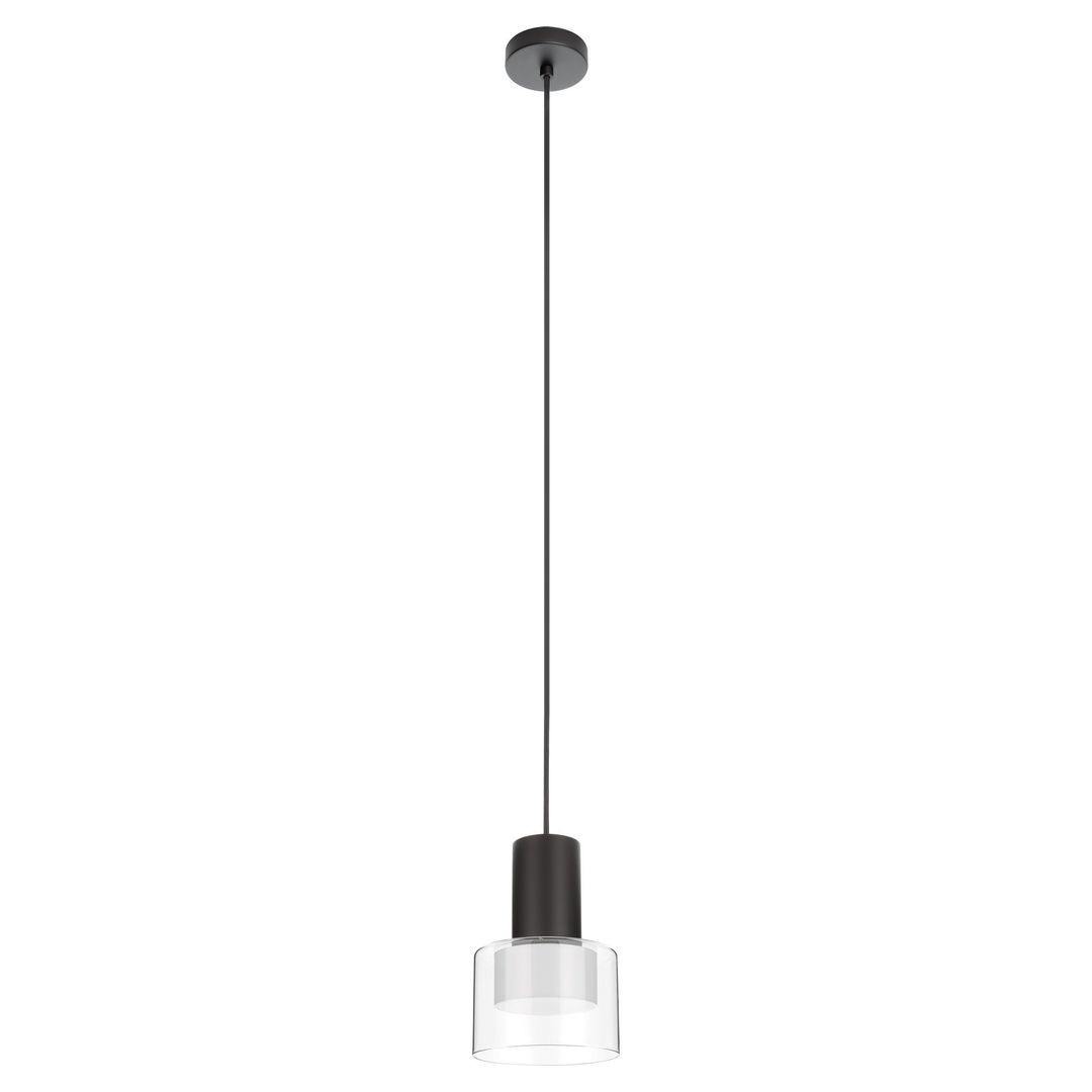 Black with Clear Glass Shade Pendant - LV LIGHTING