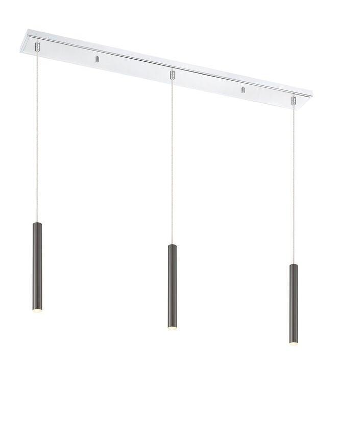 LED Chrome Canopy 2 Tone Pendant - LV LIGHTING