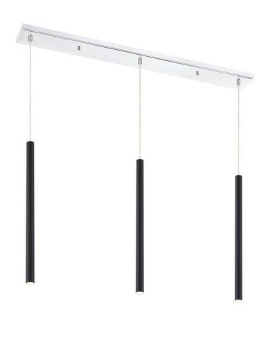 LED Chrome Canopy 2 Tone Pendant - LV LIGHTING