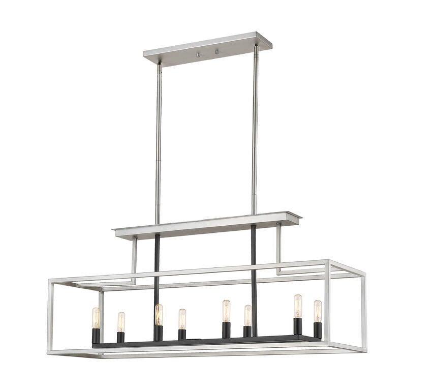 Steel Caged Frame 2 Tone Pendant - LV LIGHTING