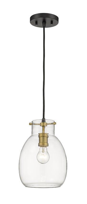 Sensual Curves Clear Glass Shade Corded Pendant - LV LIGHTING