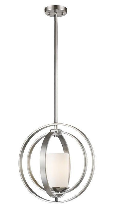 Multi Layered Round Arms with Matte Opal Glass Shade Mini Pendant - LV LIGHTING