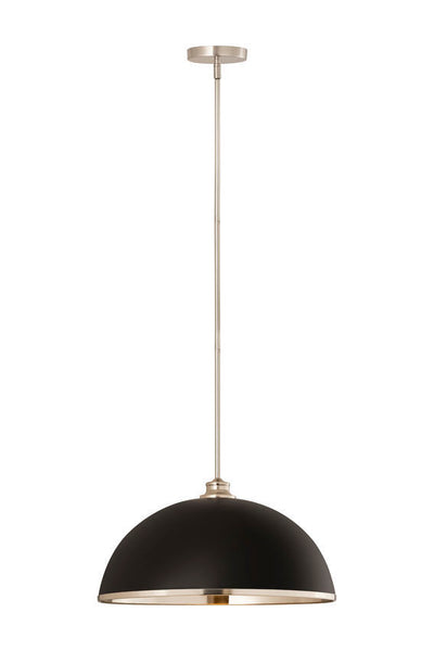 Steel with Semicircle Shade Pendant - LV LIGHTING