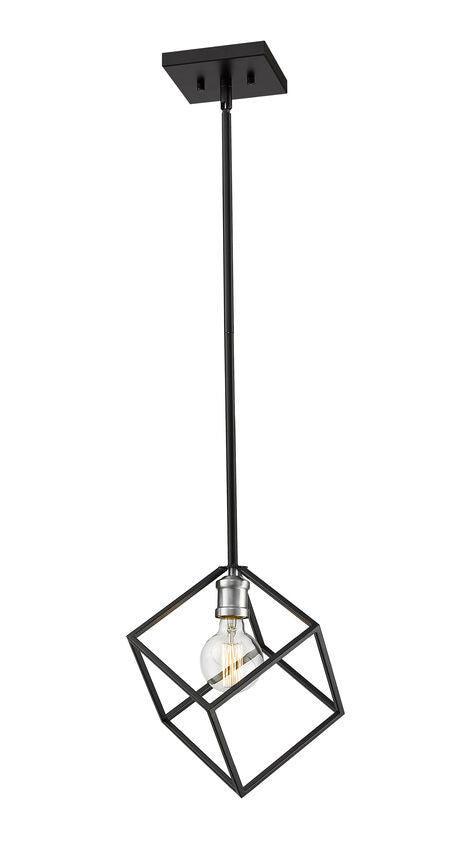 Steel Caged Single Light pendant - LV LIGHTING