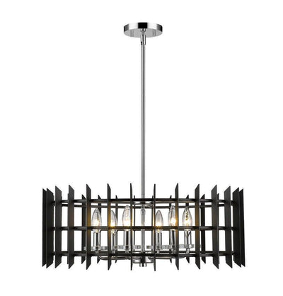 Steel Mesh Style Multiple Light Pendant - LV LIGHTING