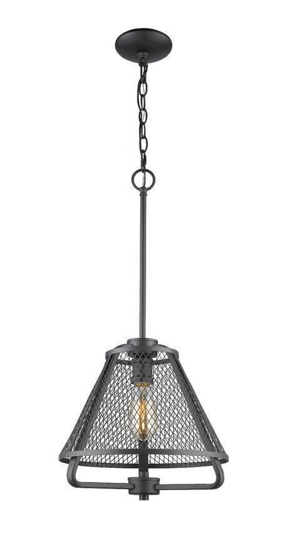 Steel with Mesh Basket Shade Pendant - LV LIGHTING