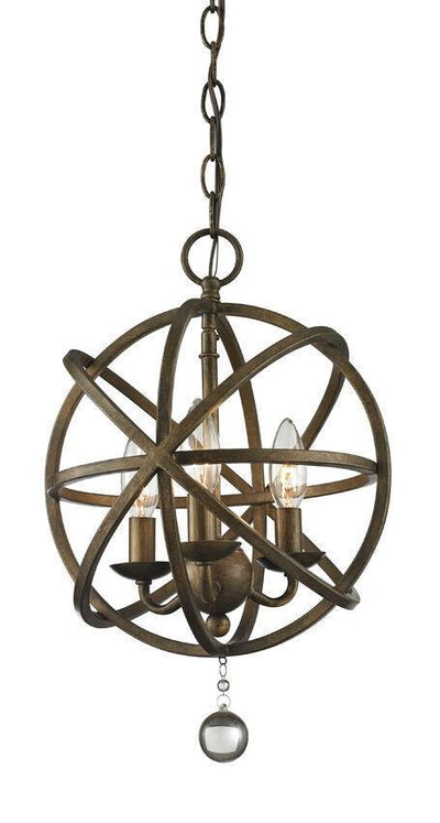 Steel with Spherical Orbit Multiple Light Pendant - LV LIGHTING