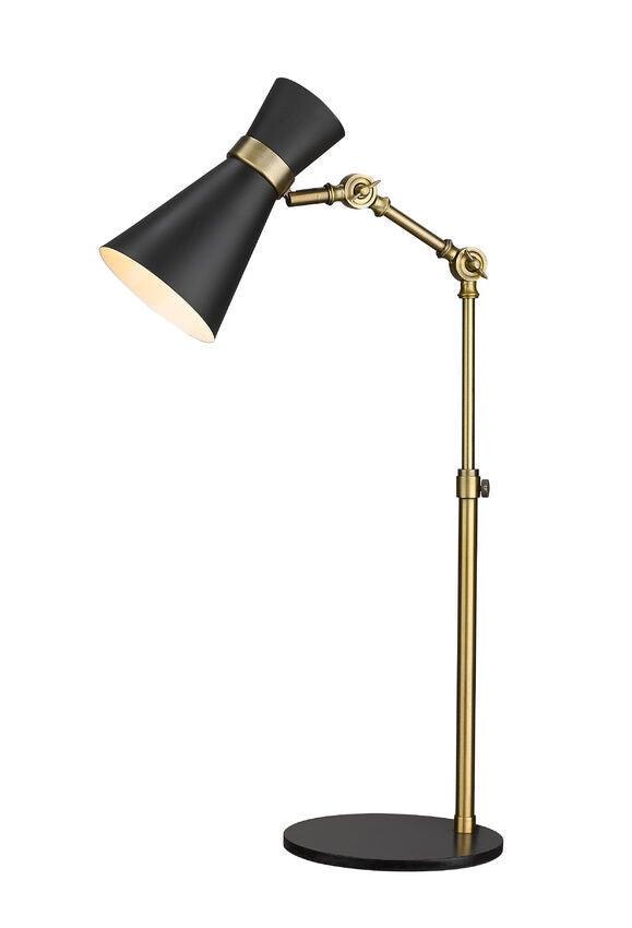 Steel Matte Black with Studio Theme Table Lamp - LV LIGHTING