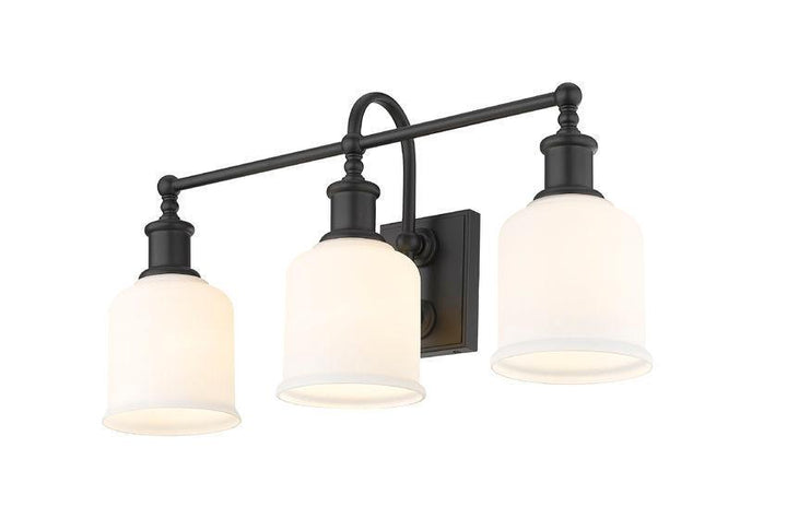 Matte Black with Matte Opal Glass Shade Vanity Light - LV LIGHTING