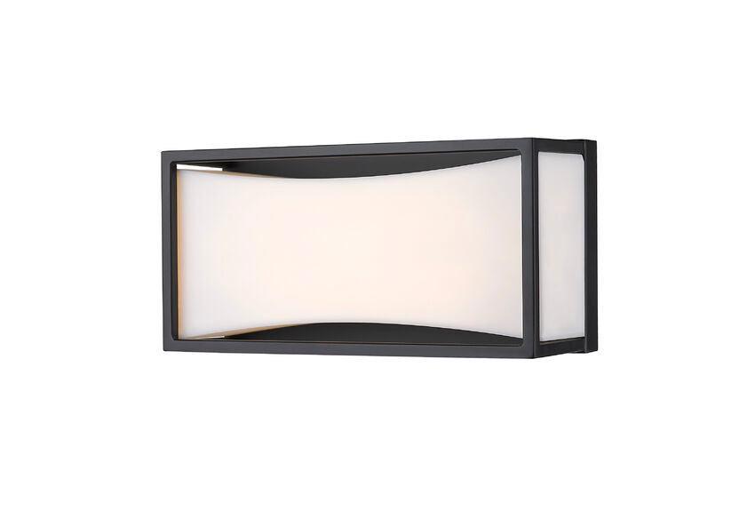 Steel with Frosted White Glass Shade Boxed Vanity Light - LV LIGHTING