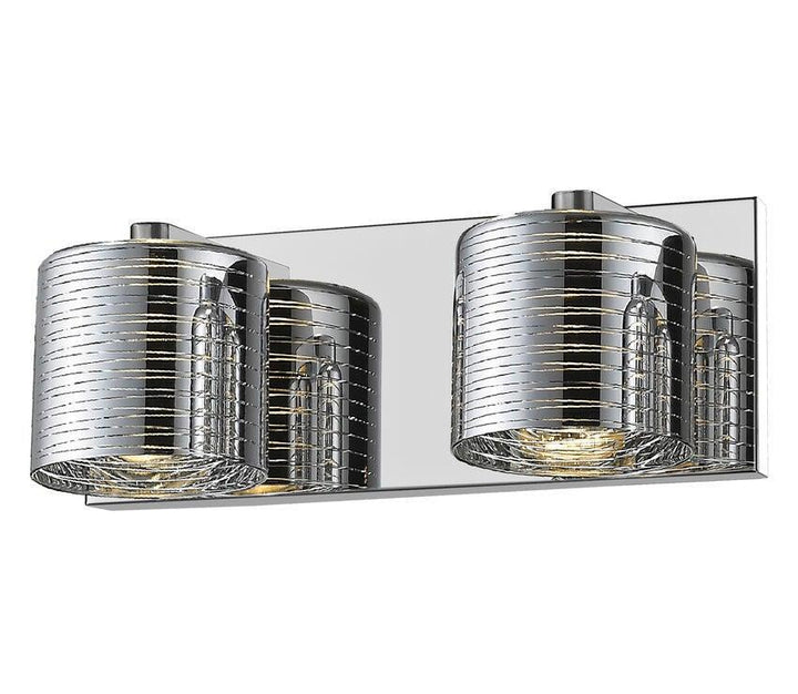 Dynamic Chrome with Crystal Vanity Light - LV LIGHTING