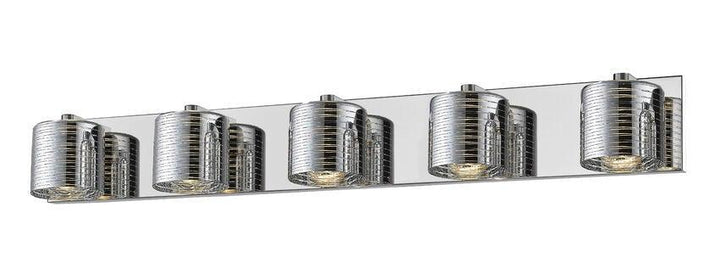 Dynamic Chrome with Crystal Vanity Light - LV LIGHTING