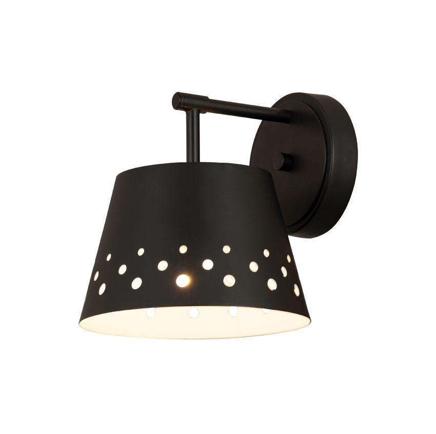 Steel with Dotted Shade Wall Sconce - LV LIGHTING