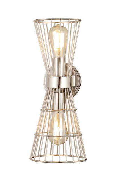 Iron Caged Ribbon Style Wall Sconce - LV LIGHTING