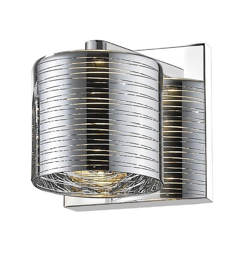 Chrome with Chic and Dynamic Style Single LIght Wall Sconce - LV LIGHTING