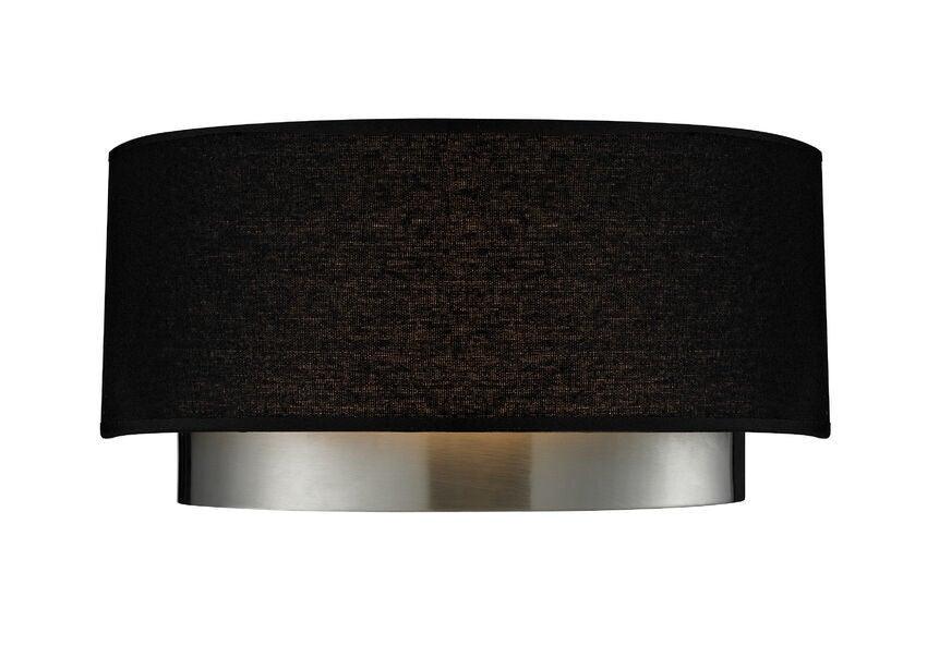 Steel with Cylindrical Drum Fabric Shade Wall Sconce - LV LIGHTING