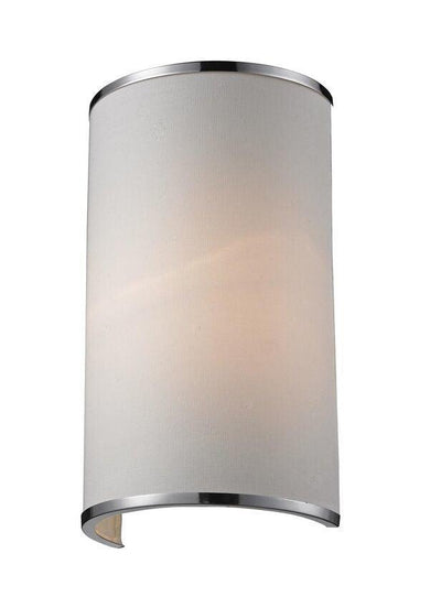 Steel with Fabric Shade Round Wall Sconce - LV LIGHTING