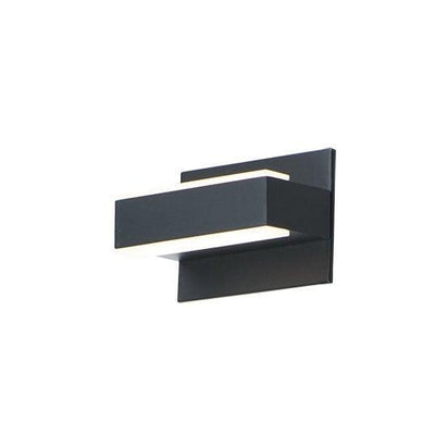 LED Black with Frsoted Acrylic Shade Wall Sconce - LV LIGHTING