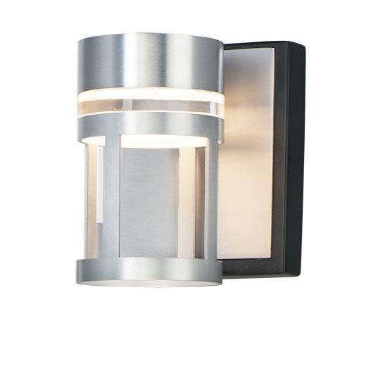LED Black and Brushed Aluminum Shade Vanity Light - LV LIGHTING