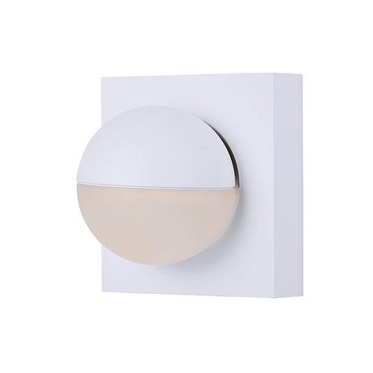 LED Aluminum with Acrylic Globe Wall Sconce - LV LIGHTING