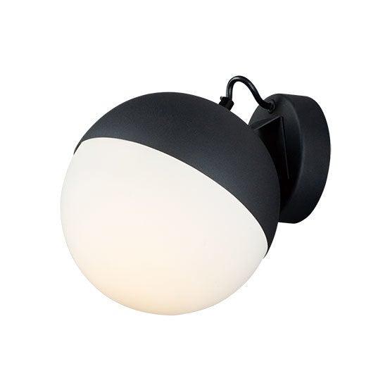 LED Aluminum with Satin White Glass Shade Wall Sconce - LV LIGHTING
