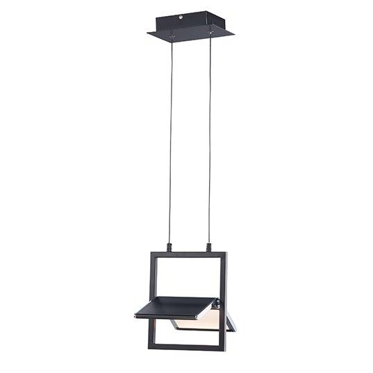 LED Black with Arch Shade with Frame Pendant - LV LIGHTING