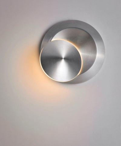 LED Round Moveable Face Plate Outdoor Wall Sconce - LV LIGHTING