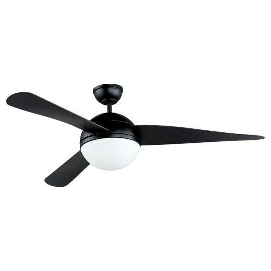 LED Metal with Frosted Shade and ABS Blade Ceiling Fan - LV LIGHTING