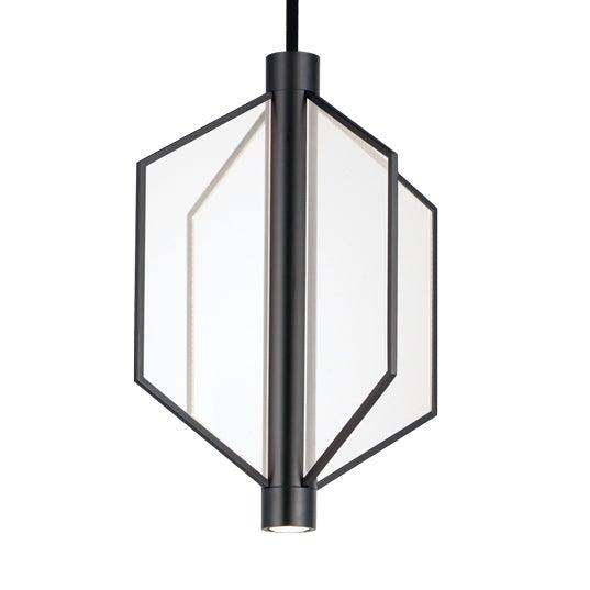 LED Translucent Acrylic Panels Attached with Cylindrical Tube Pendant - LV LIGHTING