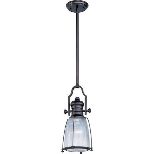 Steel with Glass Industrial Style Pendant - LV LIGHTING