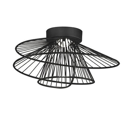 LED Geometrical Marvel Twirl Design Flush Mount - LV LIGHTING