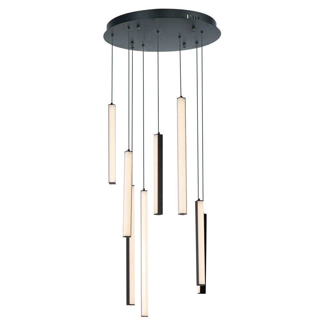 LED Black with Acrylic Diffuser Minimalist Pendant - LV LIGHTING