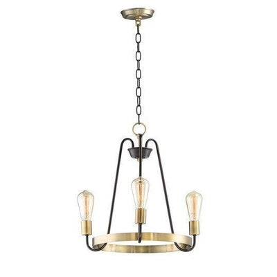 Steel with Removable Ring Chandelier - LV LIGHTING
