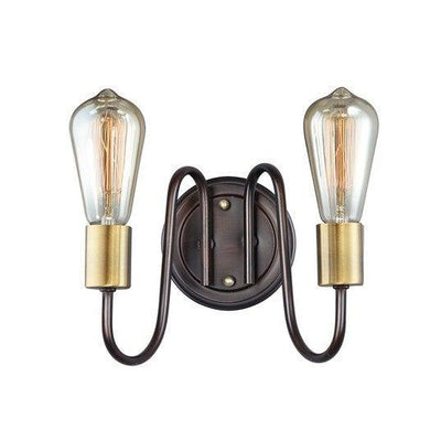 Steel with 2 Arms Wall Sconce - LV LIGHTING