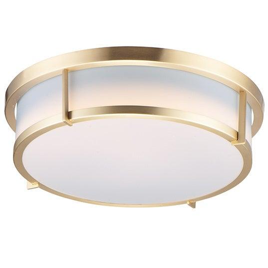 Steel Frame with Acylic Shade Flush Mount - LV LIGHTING