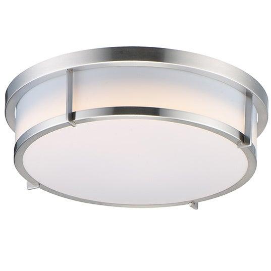 Steel Frame with Acylic Shade Flush Mount - LV LIGHTING