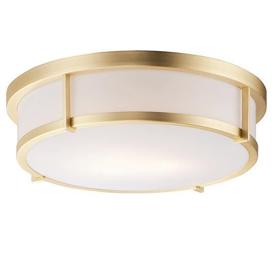 Steel Frame with Acylic Shade Flush Mount - LV LIGHTING