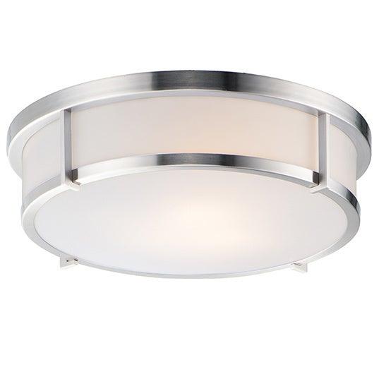Steel Frame with Acylic Shade Flush Mount - LV LIGHTING