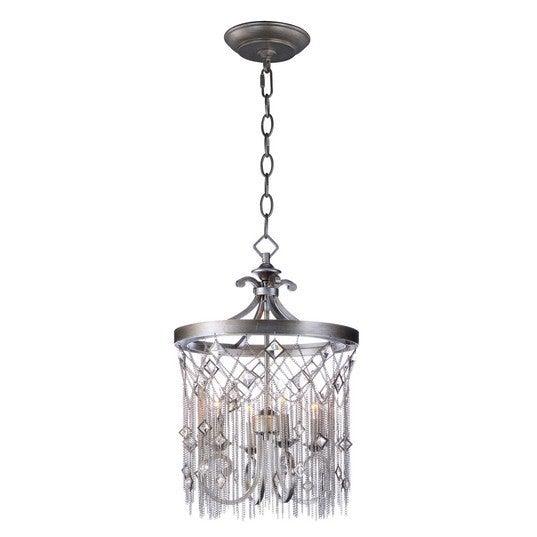 Silver Mist with Crystal Jewelry Chain Chandelier - LV LIGHTING