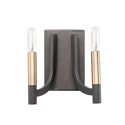 Steel with Rectangular Arms and Tubular Candles Wall Sconce - LV LIGHTING