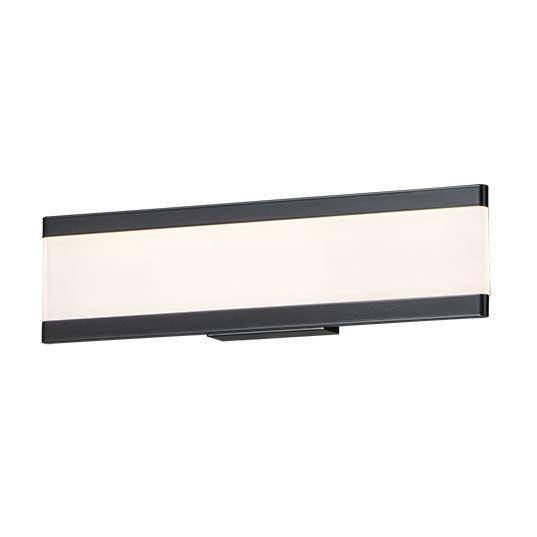 Black with Acrylic Diffuser Vanity Light - LV LIGHTING