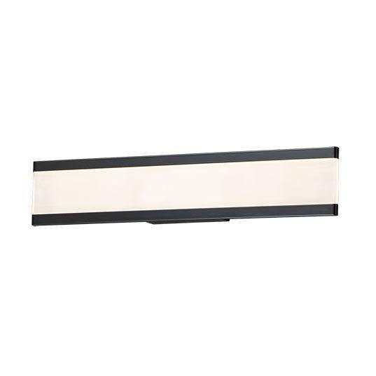 Black with Acrylic Diffuser Vanity Light - LV LIGHTING